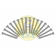 Stainless Steel Light Lens Screw Kit - MA94005 onwards